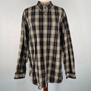 Covington Button Down Dress Shirt Size L EUC